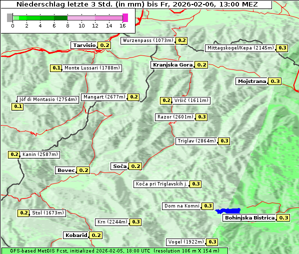 Niederschlag, 6. 2. 2026