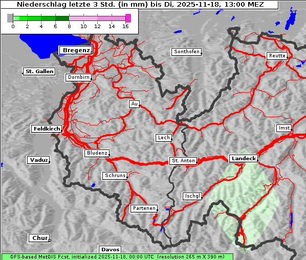 Niederschlag, 18. 11. 2025