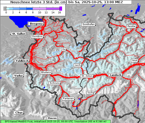 Neuschnee, 25. 10. 2025
