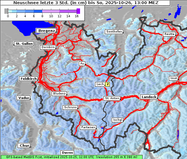 Neuschnee, 26. 10. 2025