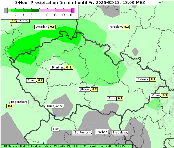 Niederschlag, 13. 2. 2026
