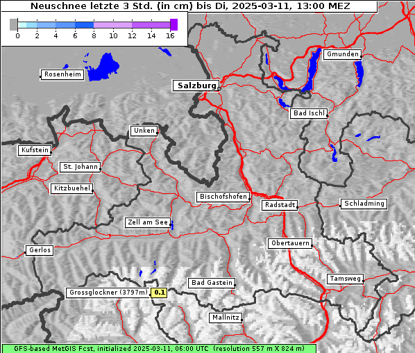 Neuschnee, 11. 3. 2025