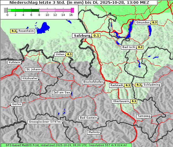 Niederschlag, 28. 10. 2025