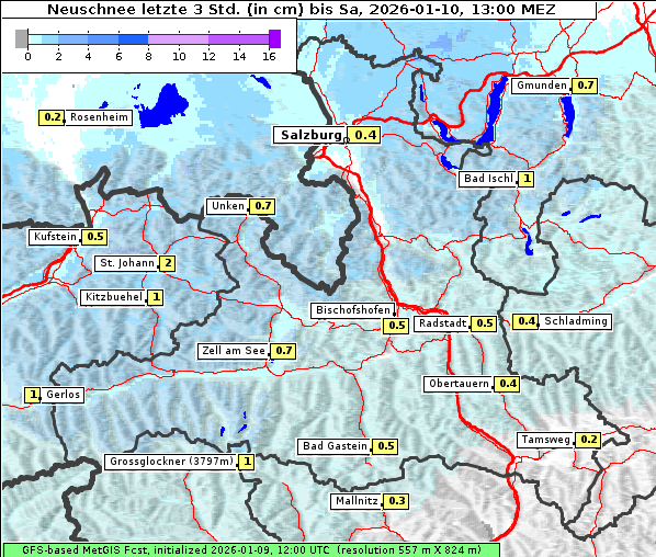 Neuschnee, 10. 1. 2026