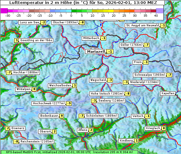 Temperatur, 1. 2. 2026
