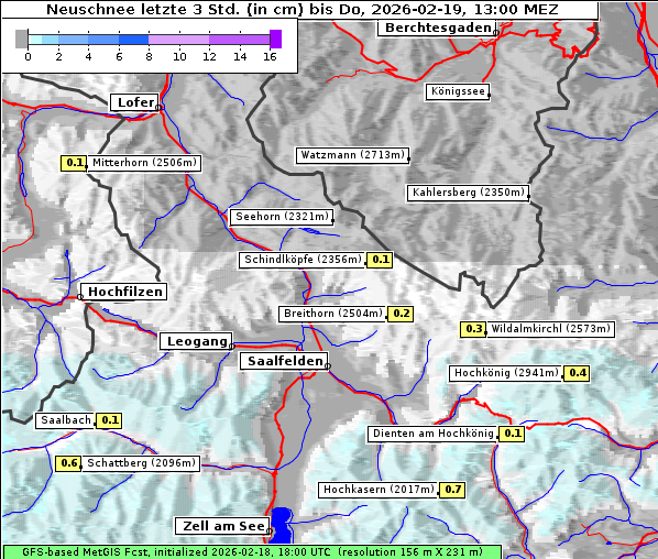Neuschnee, 19. 2. 2026