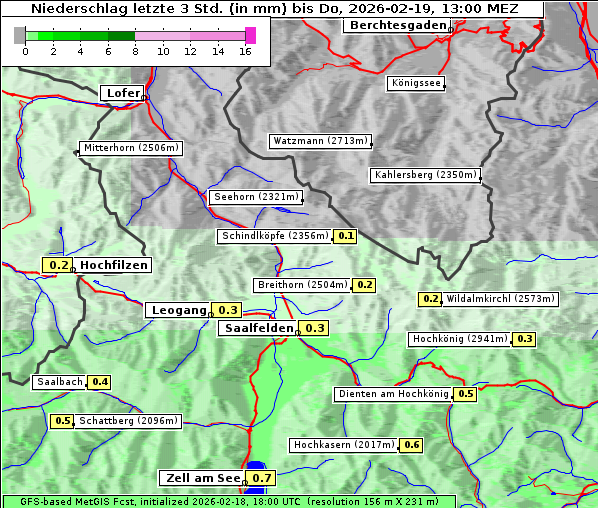 Niederschlag, 19. 2. 2026
