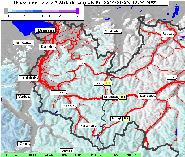 Neuschnee, 9. 1. 2026