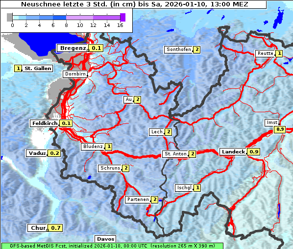 Neuschnee, 10. 1. 2026