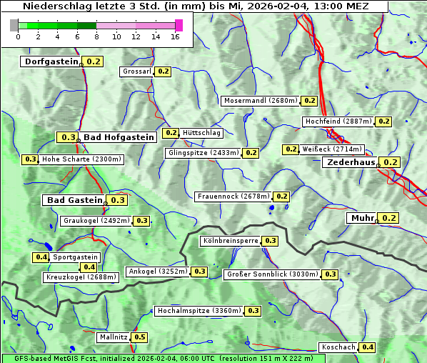 Niederschlag, 4. 2. 2026