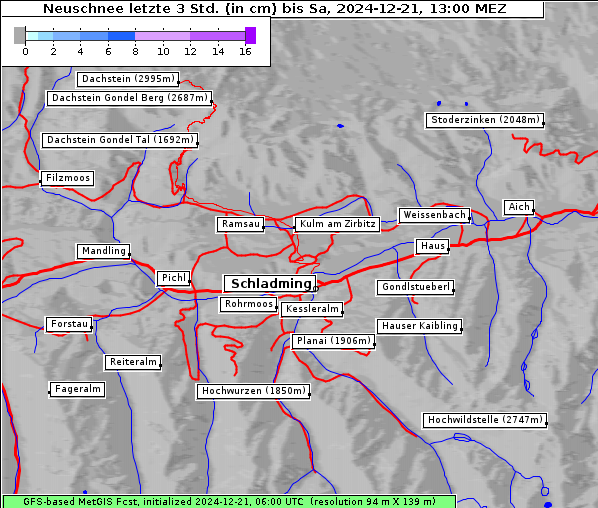 Neuschnee, 21. 12. 2024