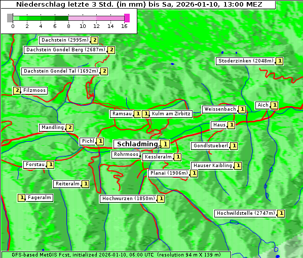 Niederschlag, 10. 1. 2026