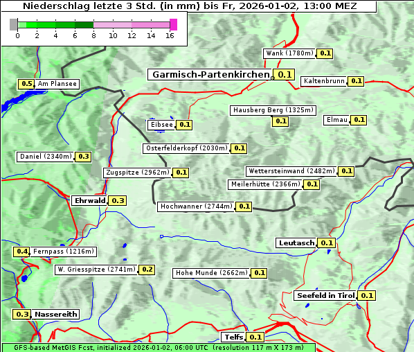 Niederschlag, 2. 1. 2026