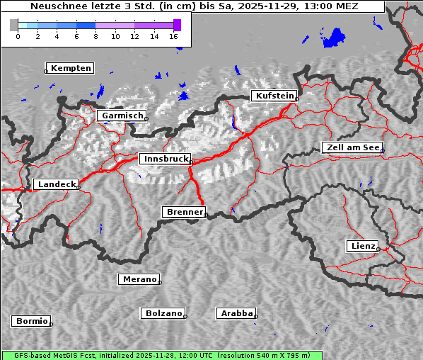 Neuschnee, 29. 11. 2025