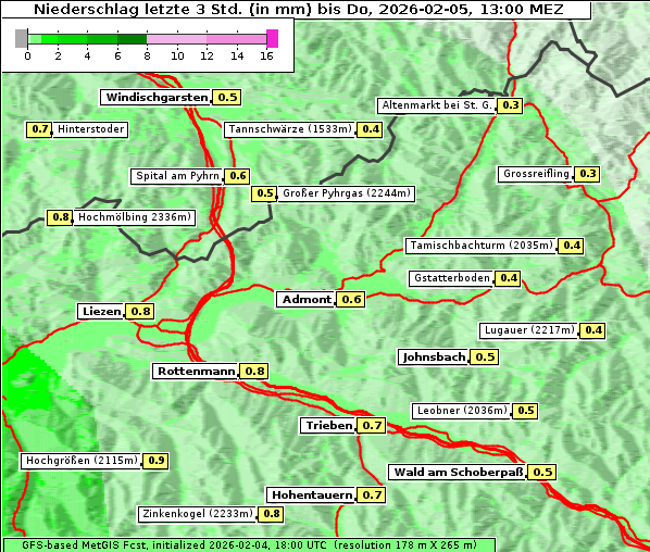 Niederschlag, 5. 2. 2026