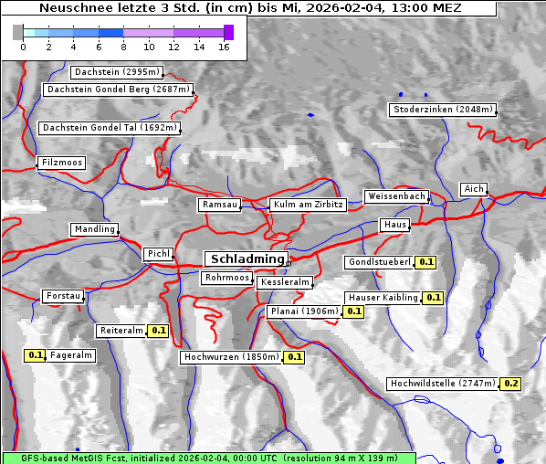 Neuschnee, 4. 2. 2026