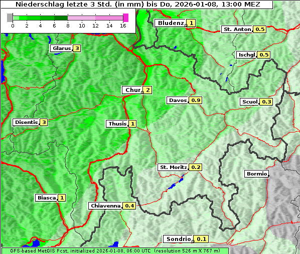 Niederschlag, 8. 1. 2026