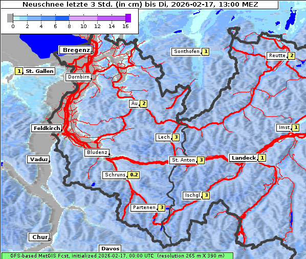 Neuschnee, 17. 2. 2026