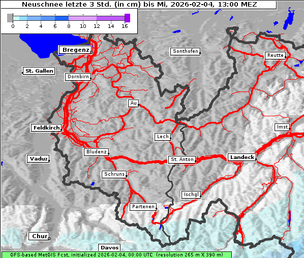 Neuschnee, 4. 2. 2026