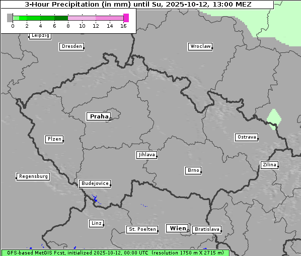 Niederschlag, 12. 10. 2025