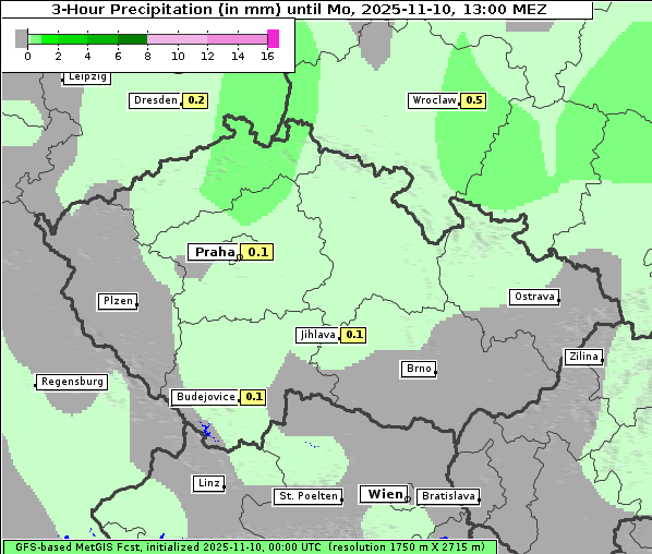 Niederschlag, 10. 11. 2025
