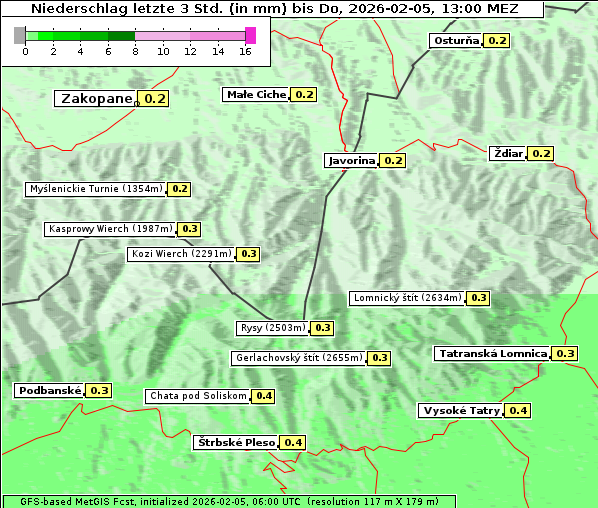 Niederschlag, 5. 2. 2026