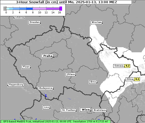 Neuschnee, 13. 1. 2025