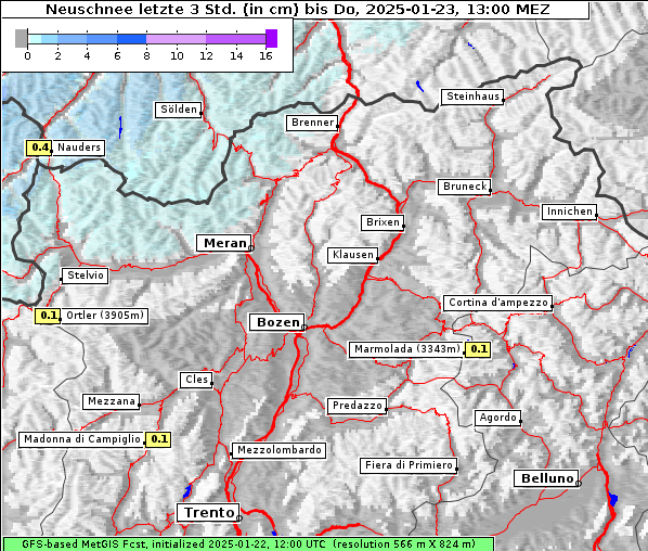 Neuschnee, 23. 1. 2025