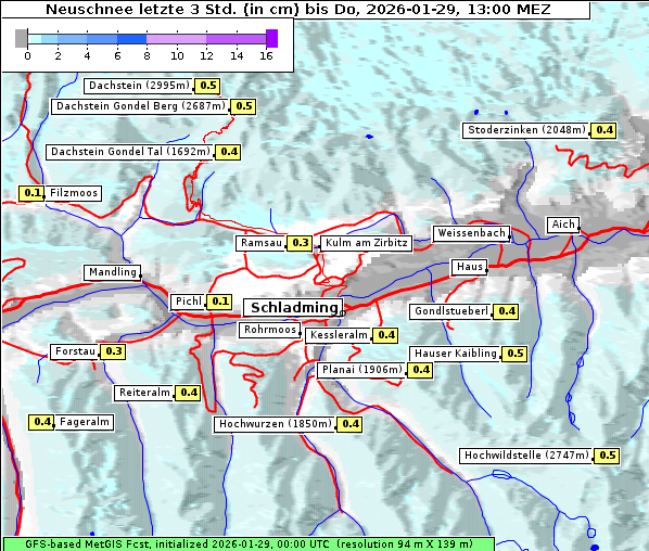 Neuschnee, 29. 1. 2026