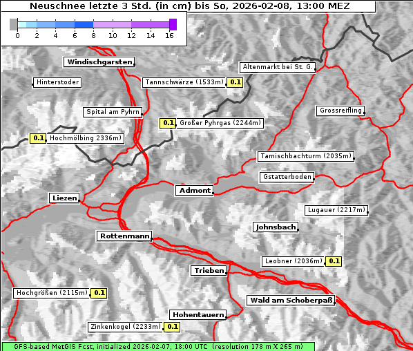 Neuschnee, 8. 2. 2026