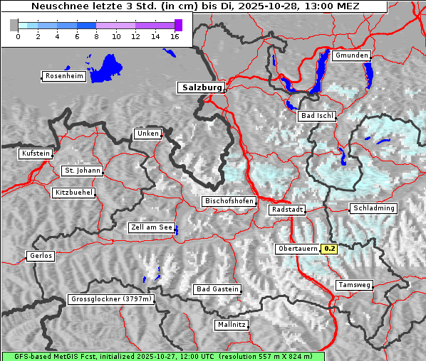 Neuschnee, 28. 10. 2025