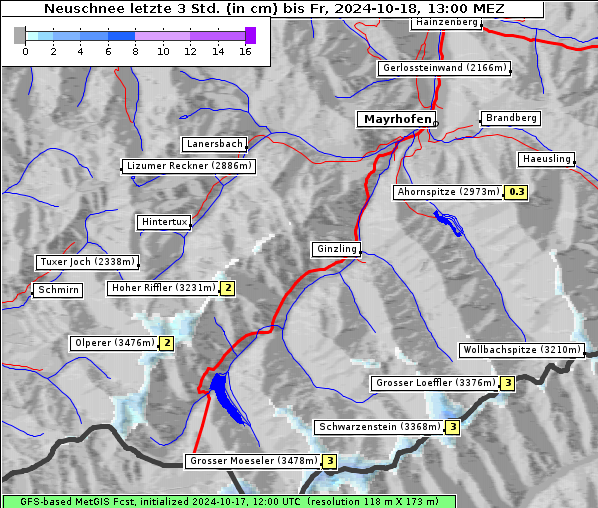 Neuschnee, 18. 10. 2024