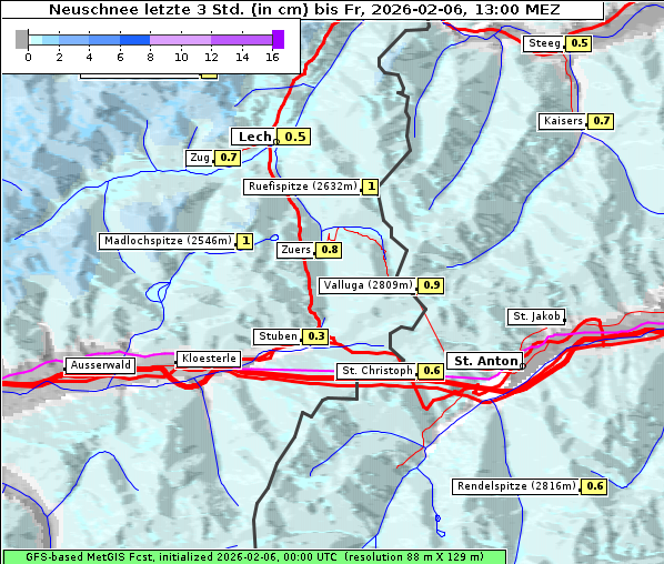Neuschnee, 6. 2. 2026