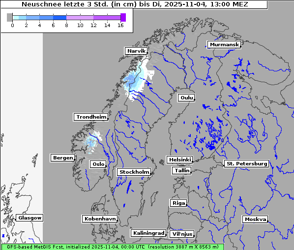 Neuschnee, 4. 11. 2025