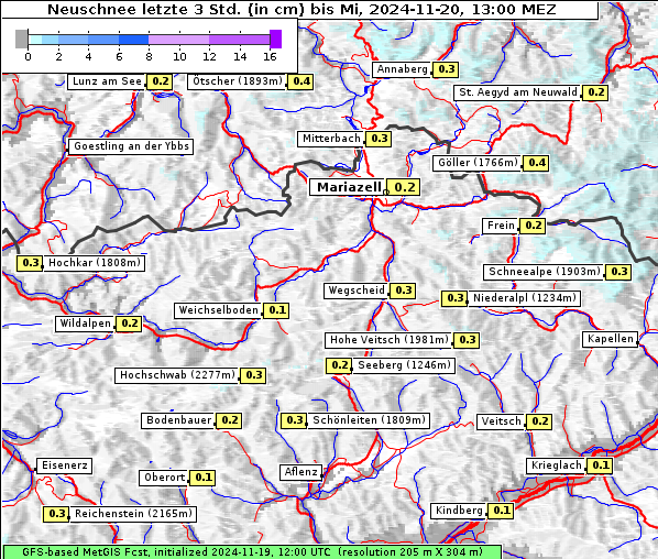 Neuschnee, 20. 11. 2024