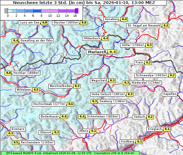 Neuschnee, 10. 1. 2026