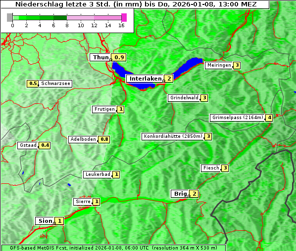 Niederschlag, 8. 1. 2026