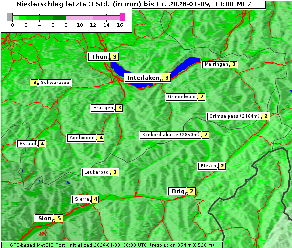 Niederschlag, 9. 1. 2026