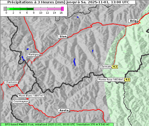 Niederschlag, 1. 11. 2025