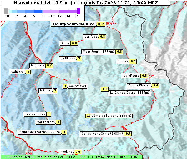 Neuschnee, 21. 11. 2025