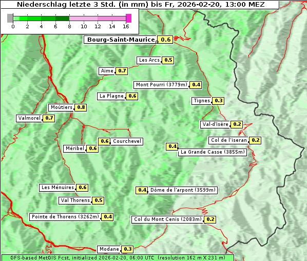 Niederschlag, 20. 2. 2026
