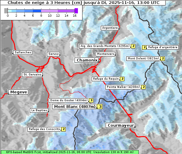 Neuschnee, 16. 11. 2025