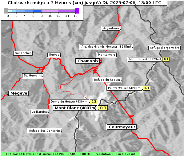 Neuschnee, 6. 7. 2025