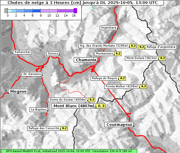 Neuschnee, 5. 10. 2025