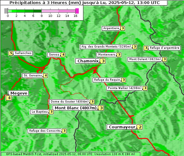 Niederschlag, 12. 5. 2025