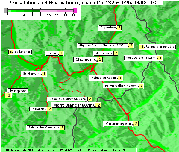 Niederschlag, 25. 11. 2025