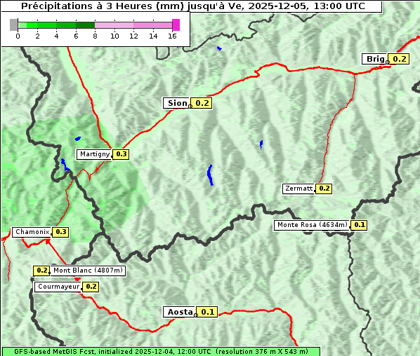 Niederschlag, 5. 12. 2025