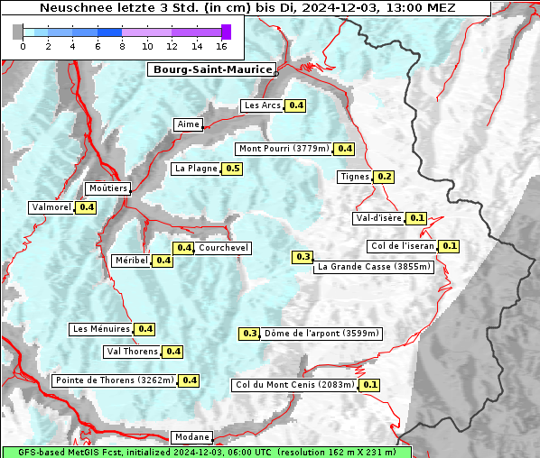 Neuschnee, 3. 12. 2024