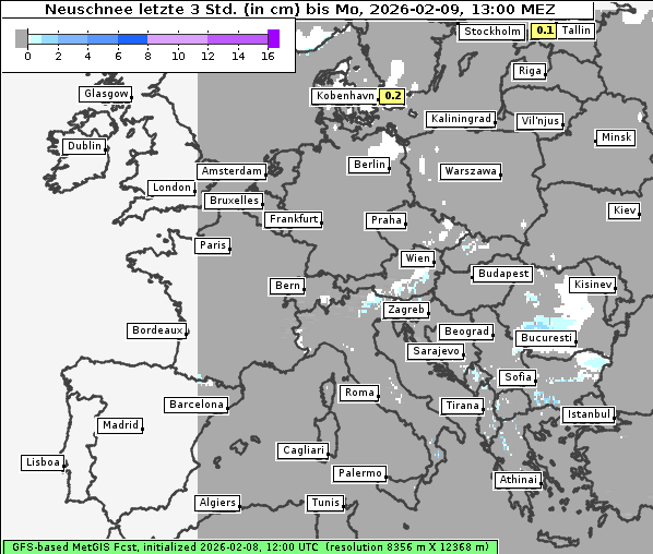 Neuschnee, 9. 2. 2026