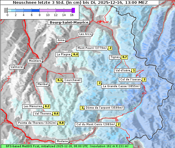 Neuschnee, 16. 12. 2025